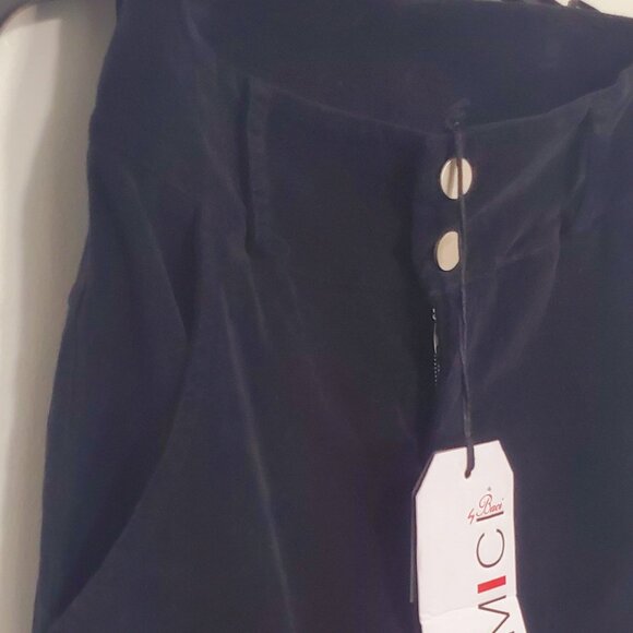 AMIC by Baci- Women "Palazzo Velvet Pants" Designed & Made in Italy- Size: XS - Picture 13 of 13